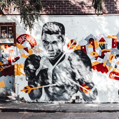 Streetart mit Mohamed Ali